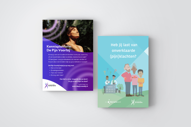 Flyer Stichting Emovere en Therapieland